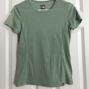The north face green top size S